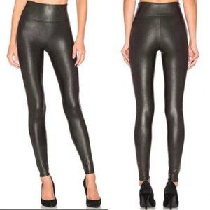 SPANX high compression vegan leather legging